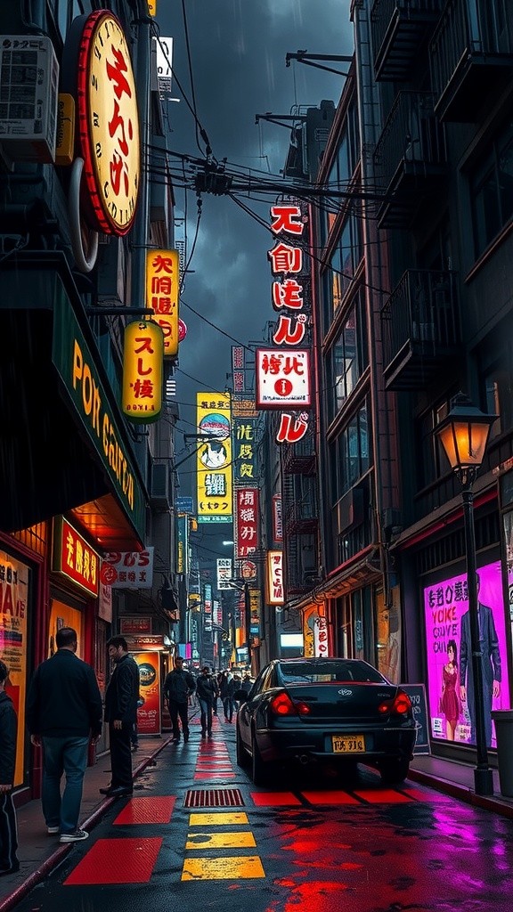 Devil's Girl in Nighttime Tokyo