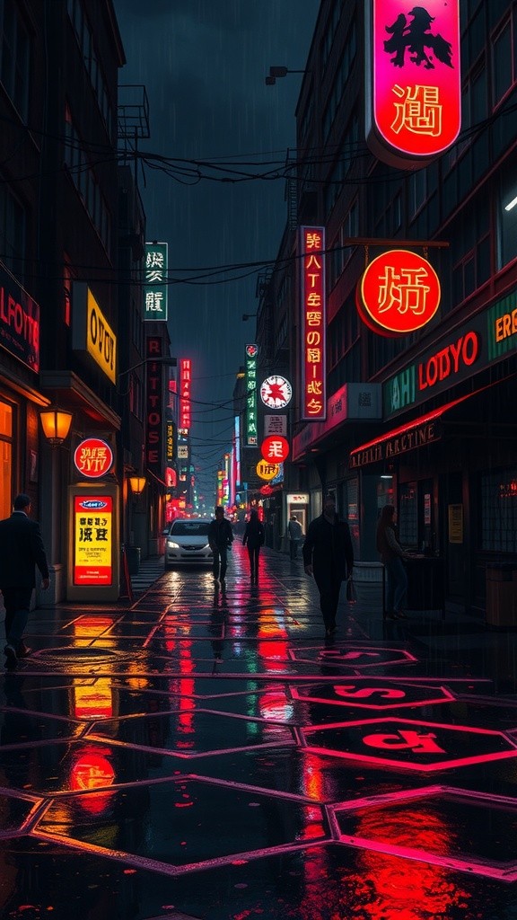Neon Shadows: A Bladerunner Tale