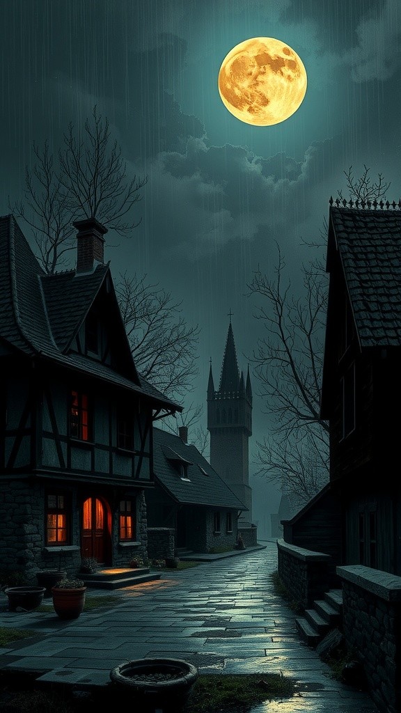 Transylvanian Tussle: A Night of Vampires and Villagers