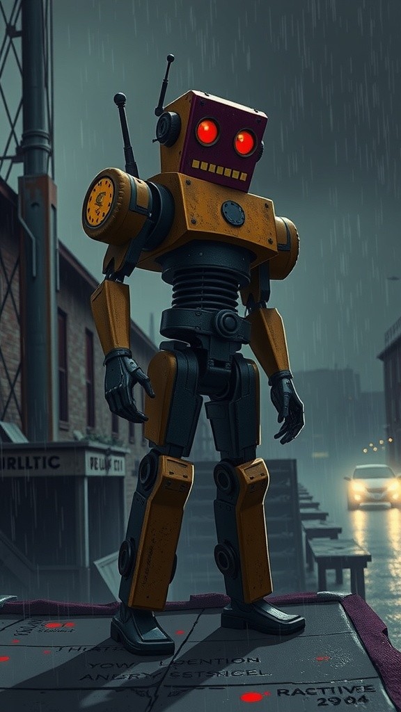 Robot Vintage et Chaos Explosif