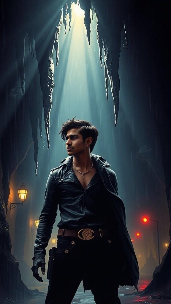 Confrontation in the Cavern: Aryan's Stand Against the Keeper