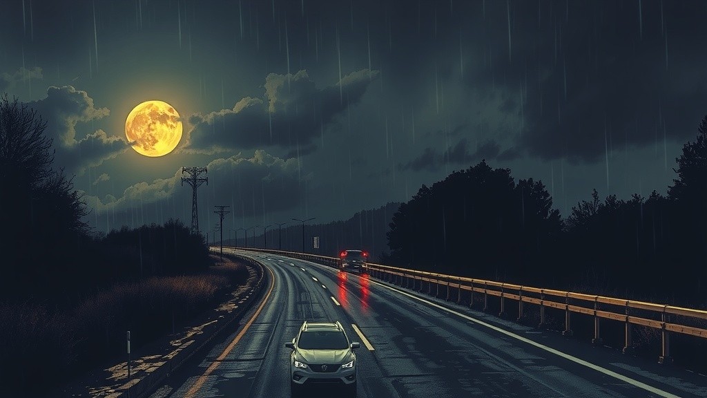 Midnight at Mile 87: A Haunting Drive
