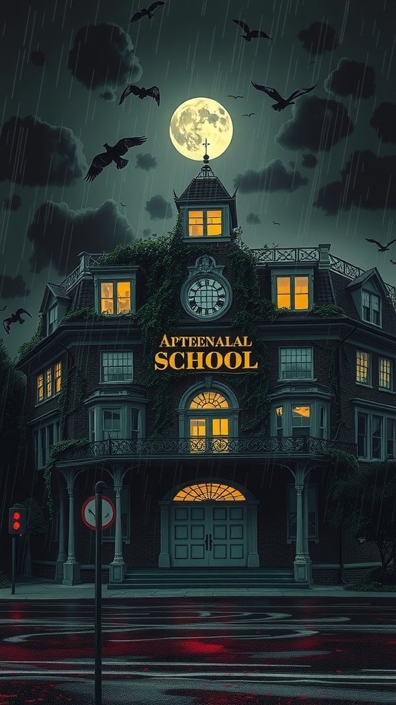 Haunted Whispers: The School of Living Paintings
