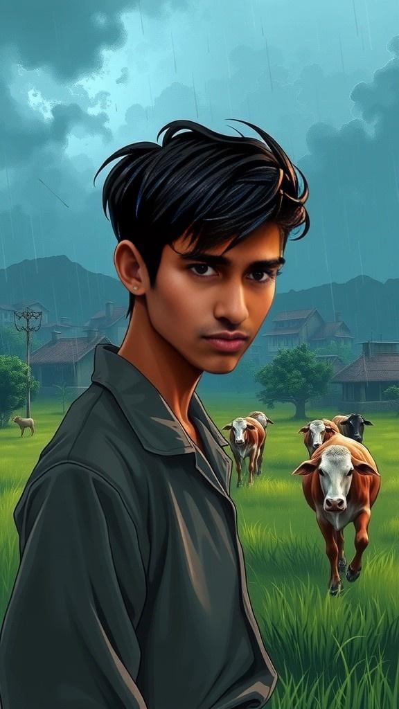 गांव में बच्चे पर अजगर का हमला