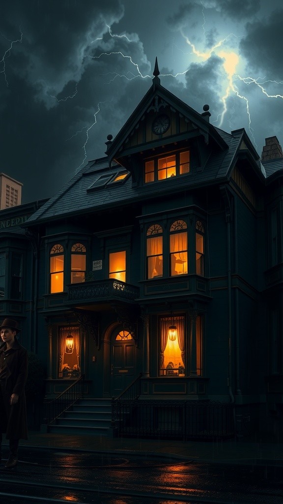 Hitchcockian Shadows: A Chilling Tale