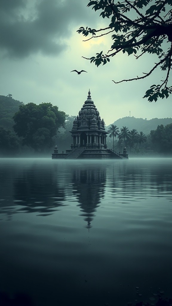 झील में छिपा प्राचीन मंदिर और देवी का चमत्कार