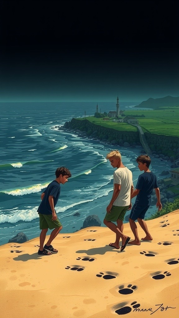 The Ocean's Curse: A Tale of Friendship and Redemption