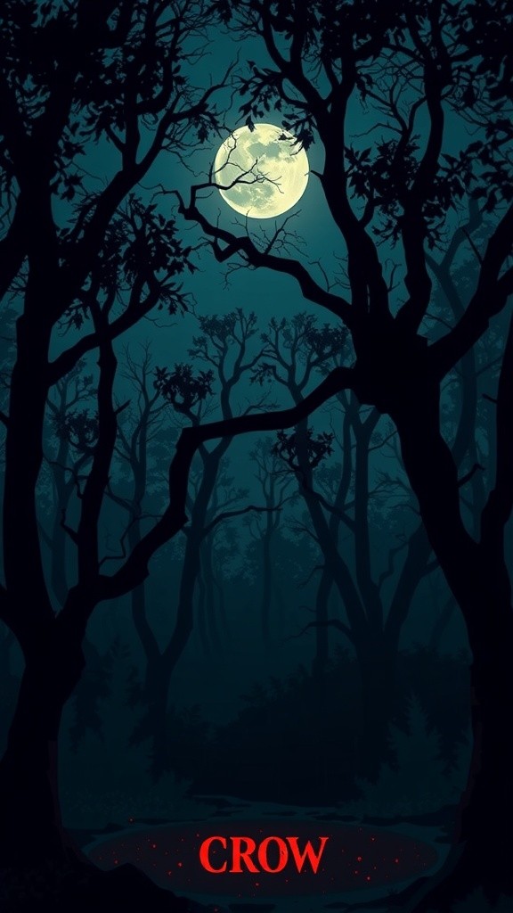 Évasion dans les forêts sombres : échapper au monstre!
