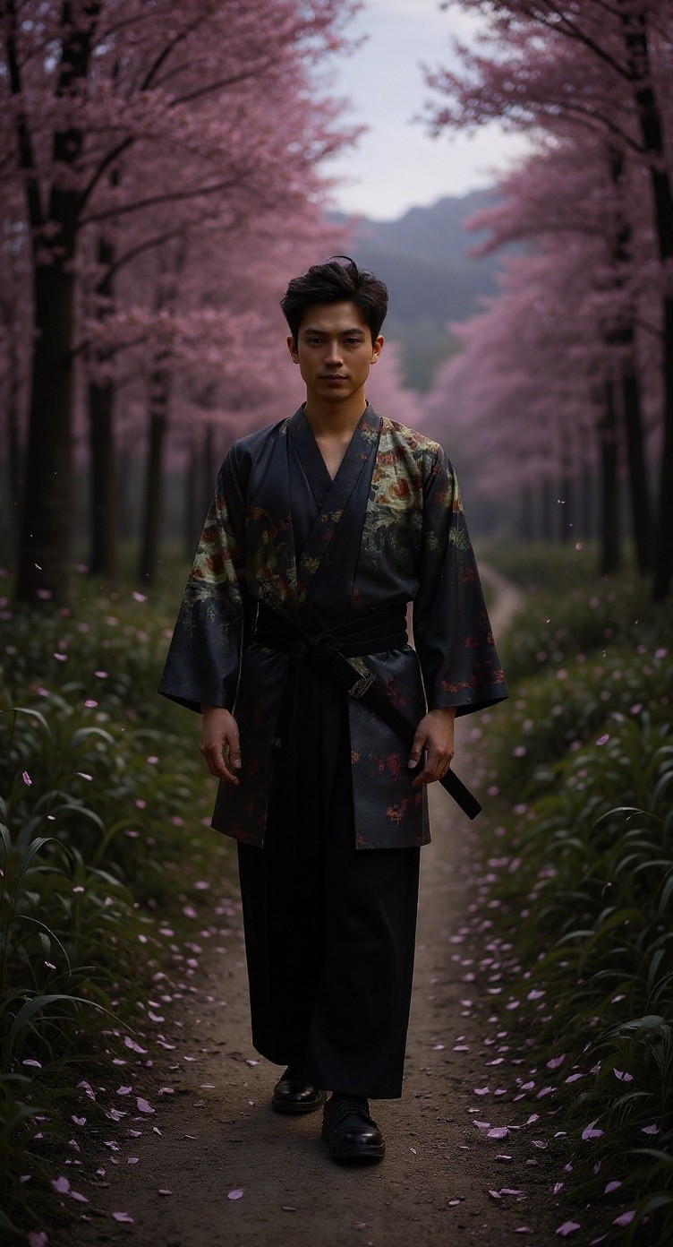 Samurai Muda di Bawah Sakura