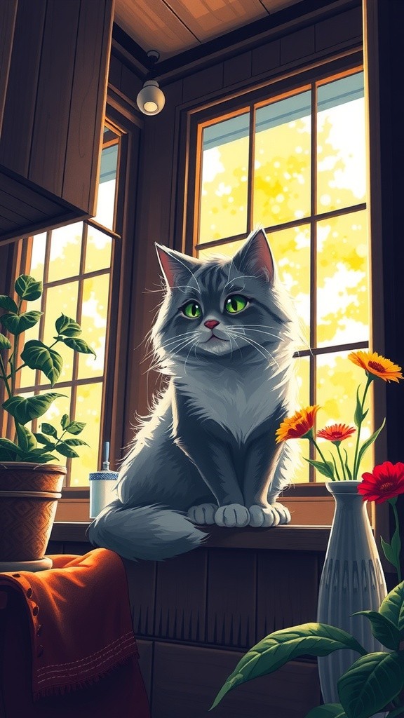 Mittens the Cat: Queen of the House!