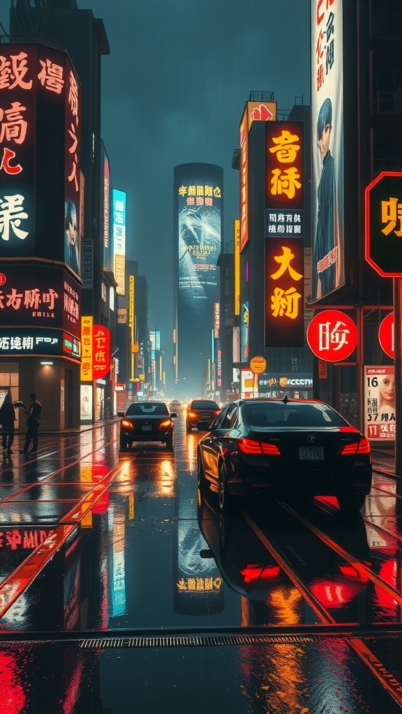 Neon Shadows: A Bladerunner Tale