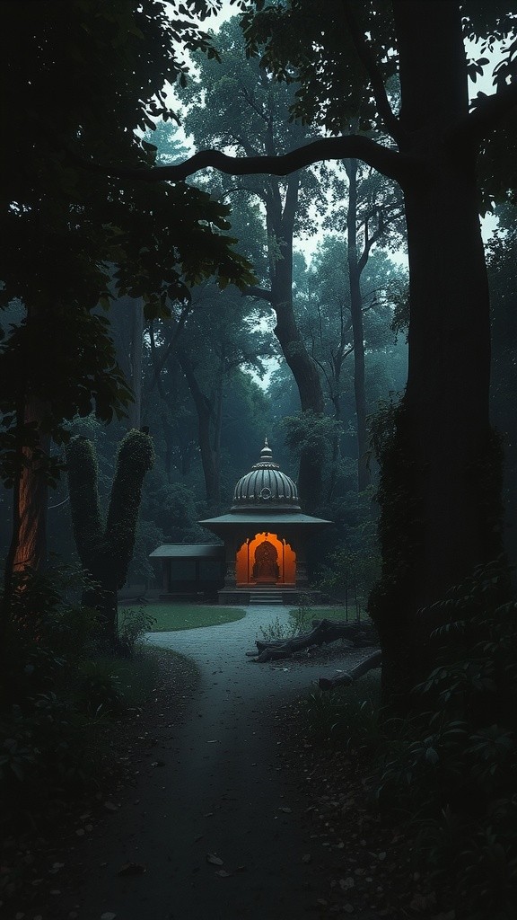 भूतिया बंदर का मंदिर: एक नागिन जैसी रात की कहानी