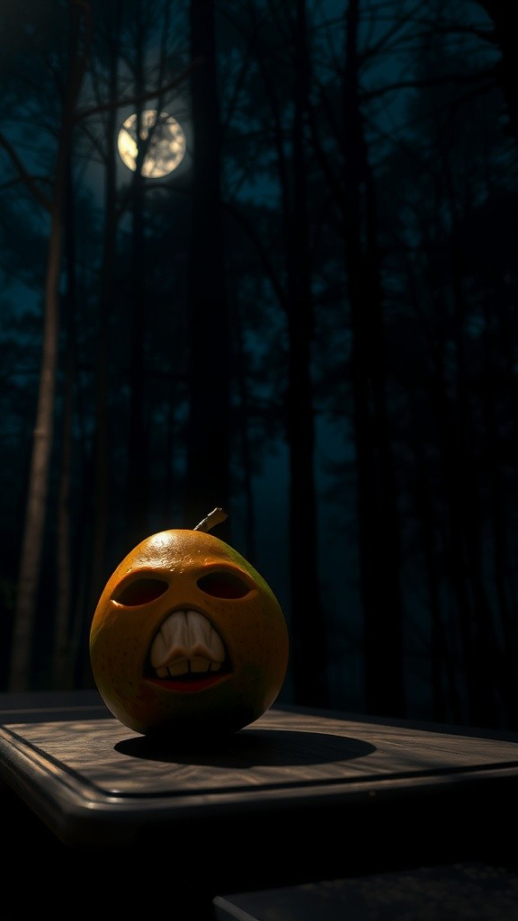 Cutting Fruit Faces: Creepy Storytime!