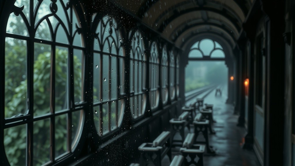 Echoes of Time at the Old Train Station
