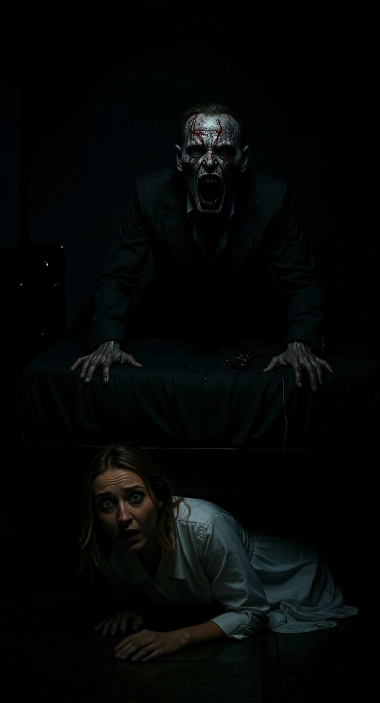 She Answered From Under the Bed