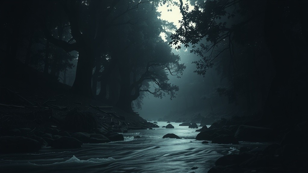 Encounter in the Dark Forest: Nature's Majesty Unveiled