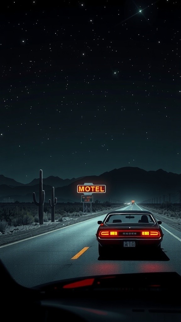 Midnight at the Desert Motel