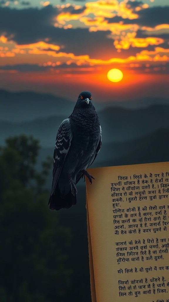 कबूतर और तोते की दोस्ती