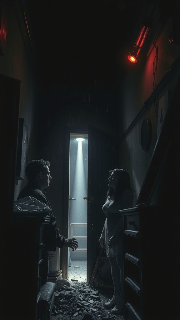 The Creaking Door: Night in the Haunted Attic