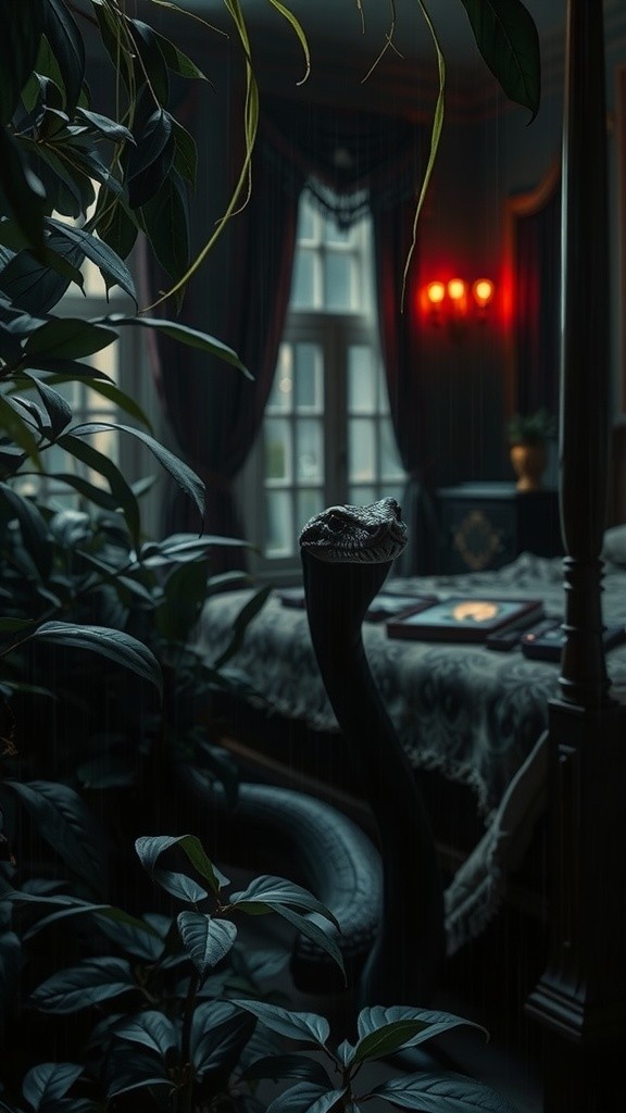 Feeding Time for a Giant Snake