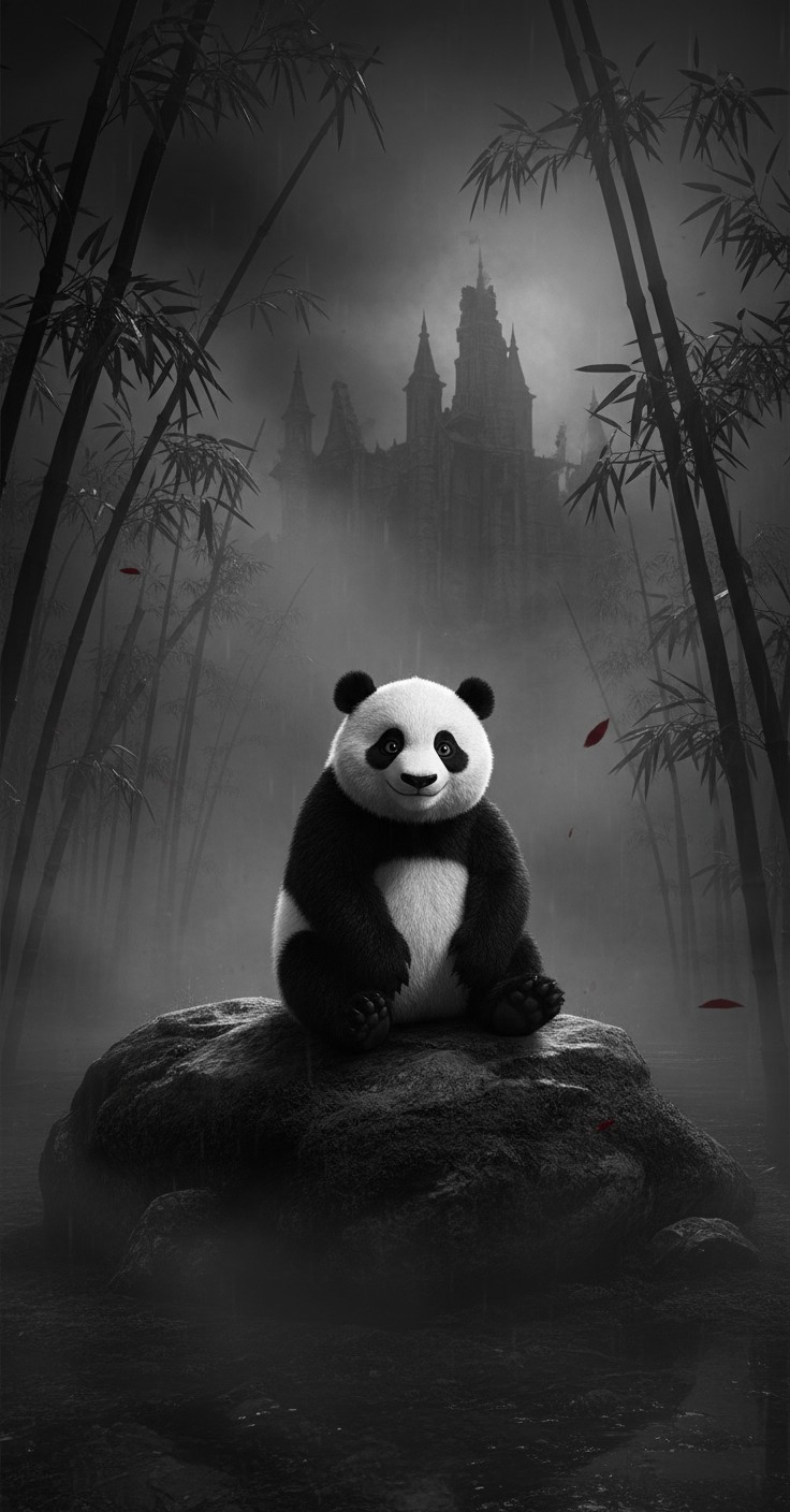 Panda vs Grizzly: A Bamboo Escape