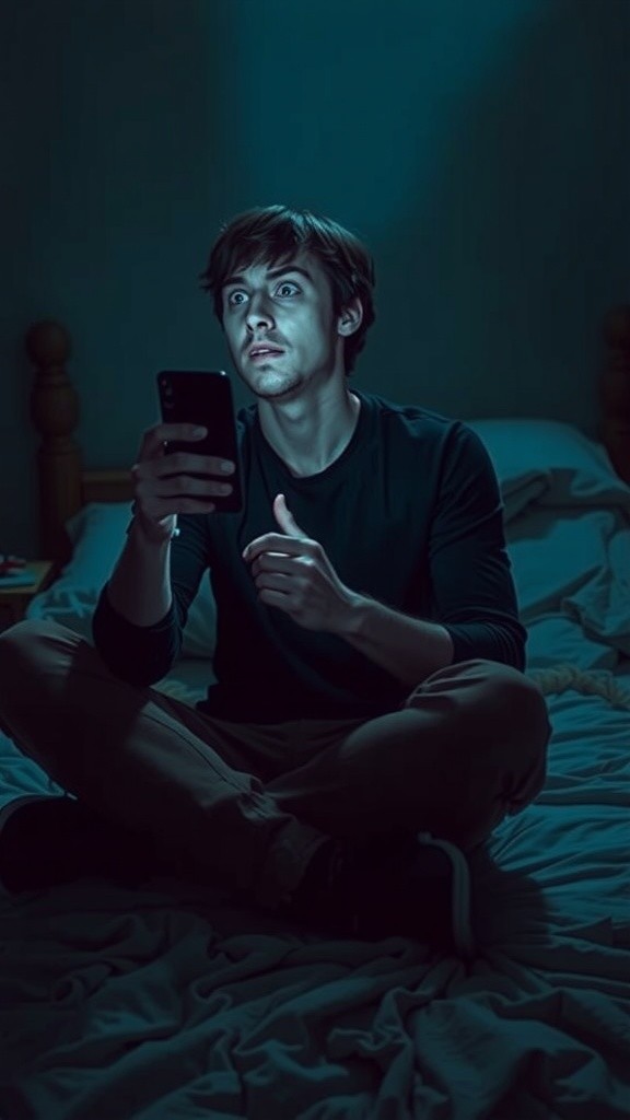 Pesan Misterius di Malam Hujan