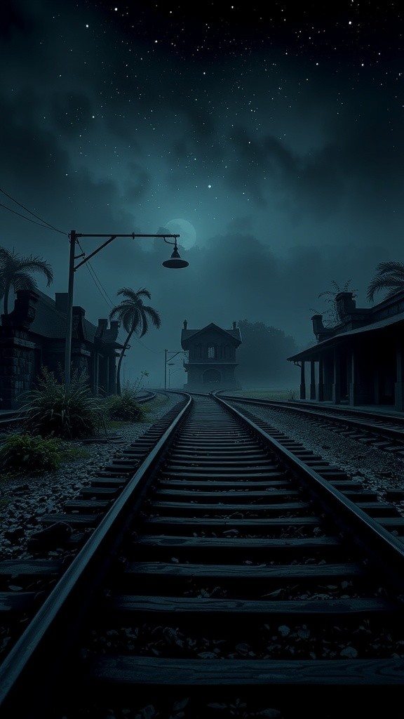 Bayangan Penjaga Rel Kereta