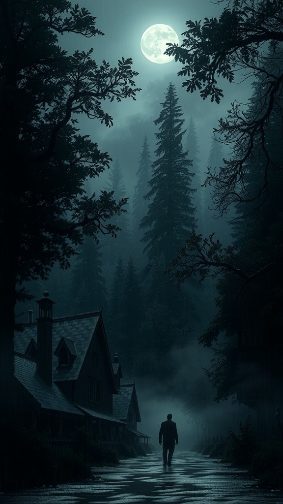 कोहरे में छिपा गाँव