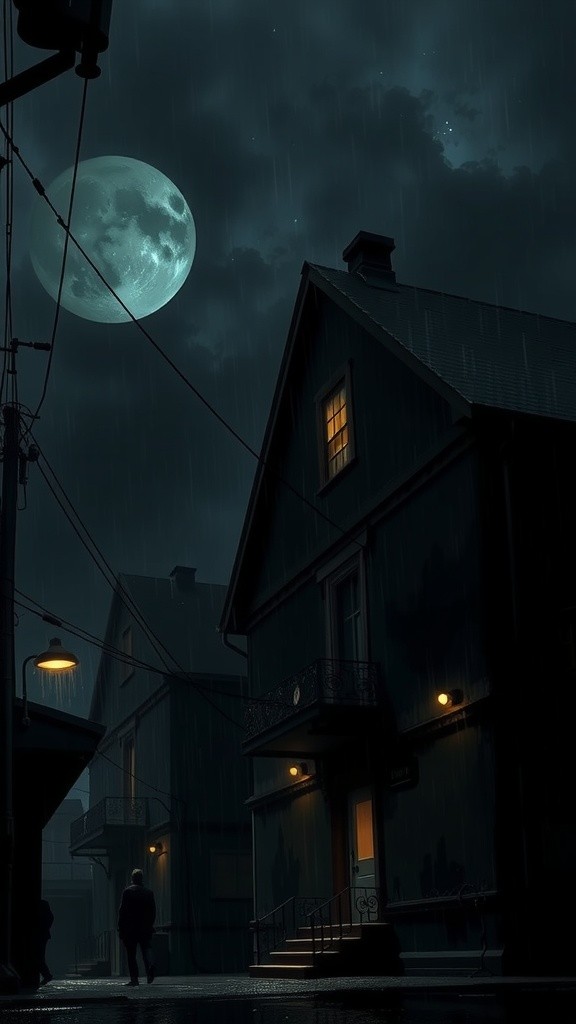 اندھیری رات کا سایہ