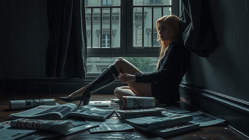 Hitchcockian Shadows: A Chilling Tale