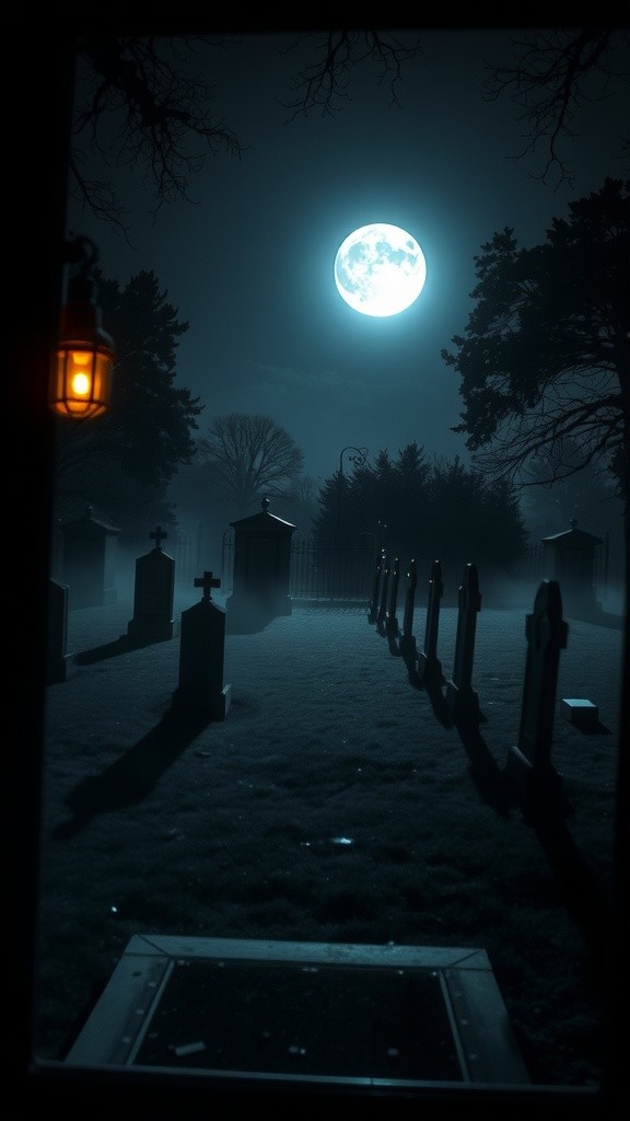 Night Shift at Hollow Creek Cemetery