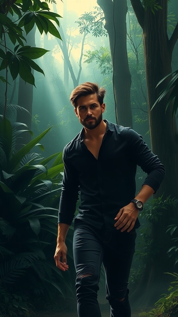 Jungle Encounter: A Tense Moment with Nature