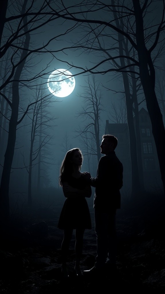 Chilling Nights: A Haunting Cartoon Tale