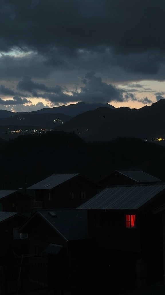 Bayangan di Langit Mendung
