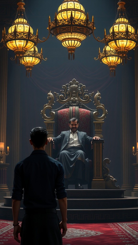 حوار بين الملك واسم الفاعل حول شروط العمل