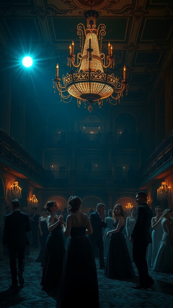 Lesley's Sinister Elegance at the Grand Ball