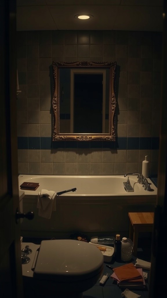 बाथरूम में आखिरी पल