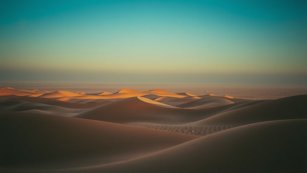 رجل يطير في الصحراء ثم يسقط