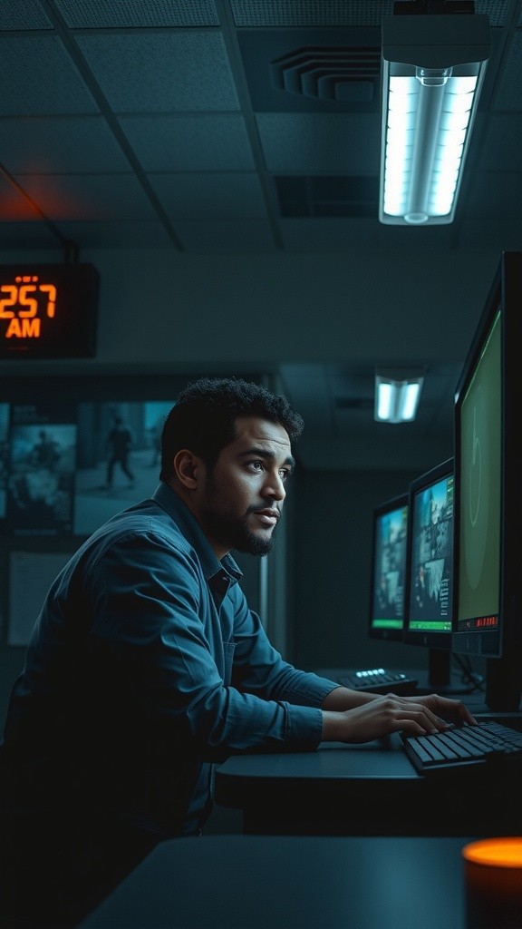 Bayangan di Koridor Malam