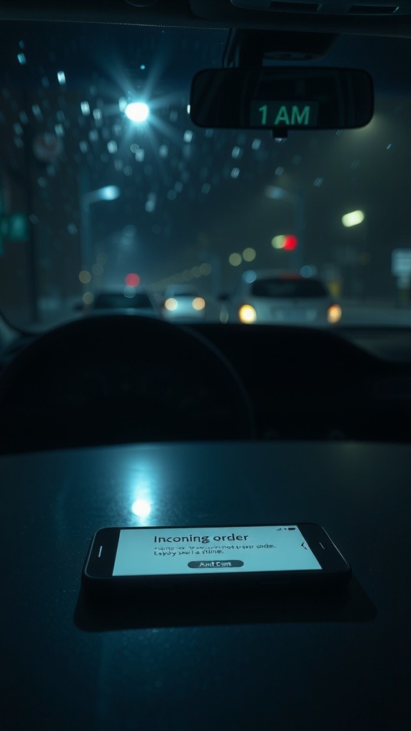 Pesan Misterius di Tengah Malam Hujan