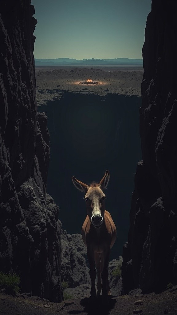 Overcoming Adversity: The Donkey's Struggle and Triumph