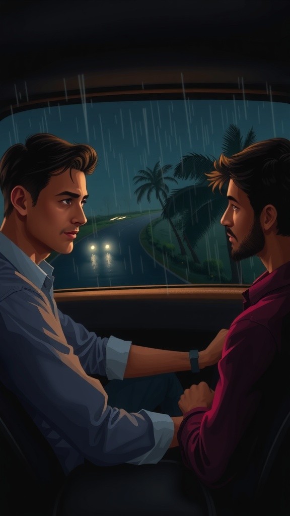 Dua Orang Terjebak di Depan Rumah Horor