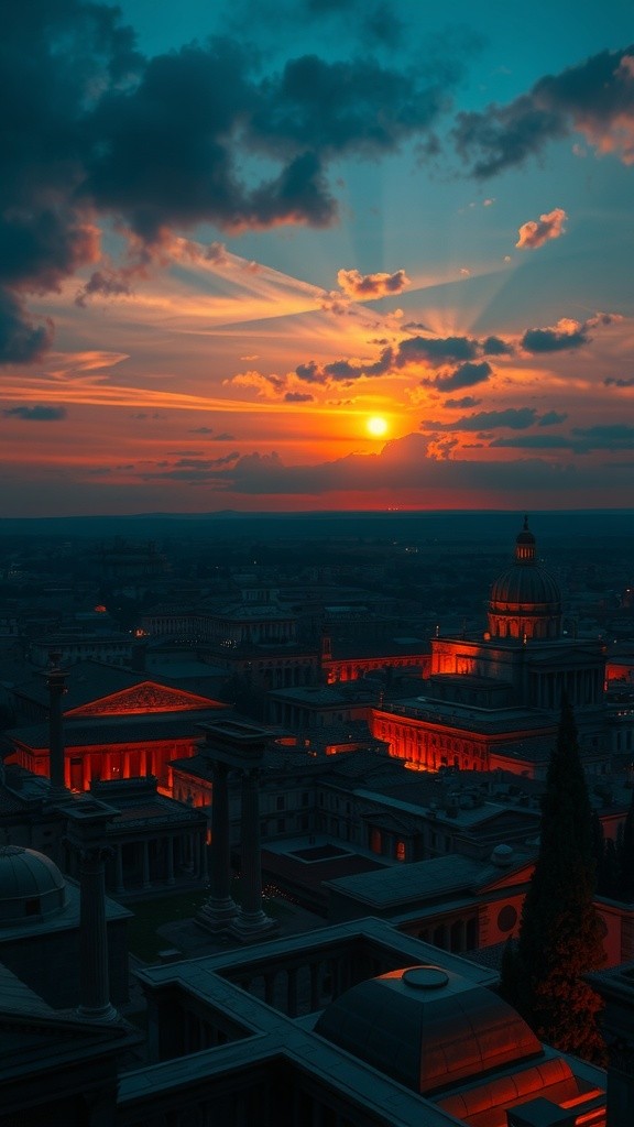 Diocletian's Bold Division: The Fall of the Roman Empire