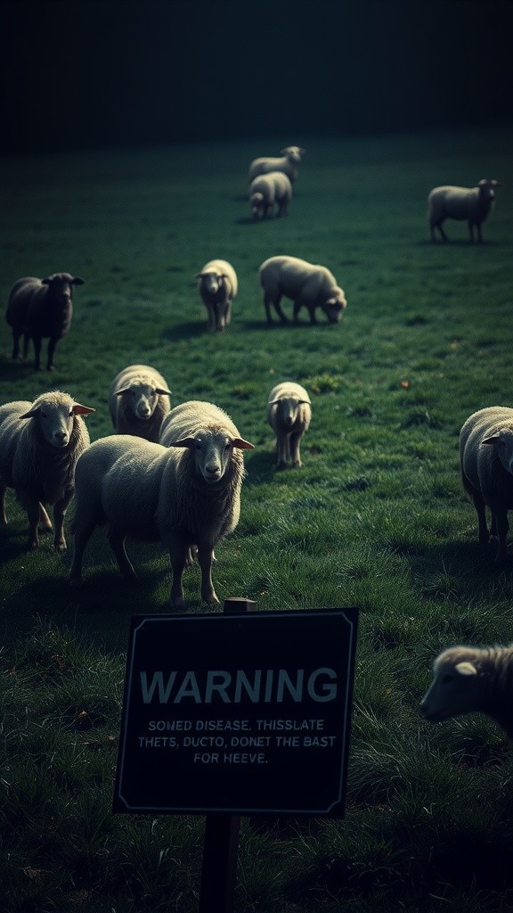 الإكثيما المعدي عند الأغنام: الأعراض وطرق الوقاية