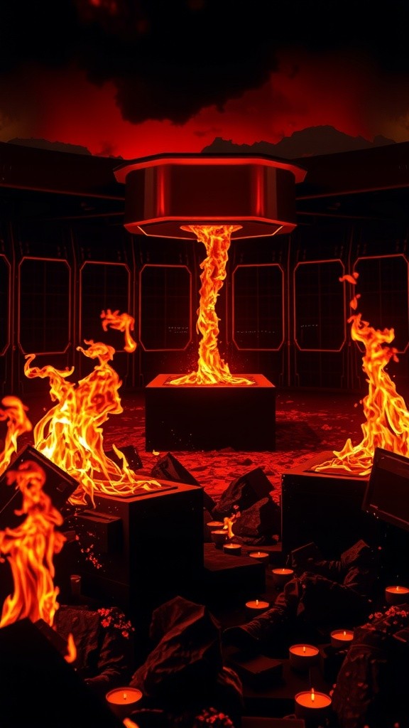 أسطورة النيران: رحلة عبر الخيال والدمار