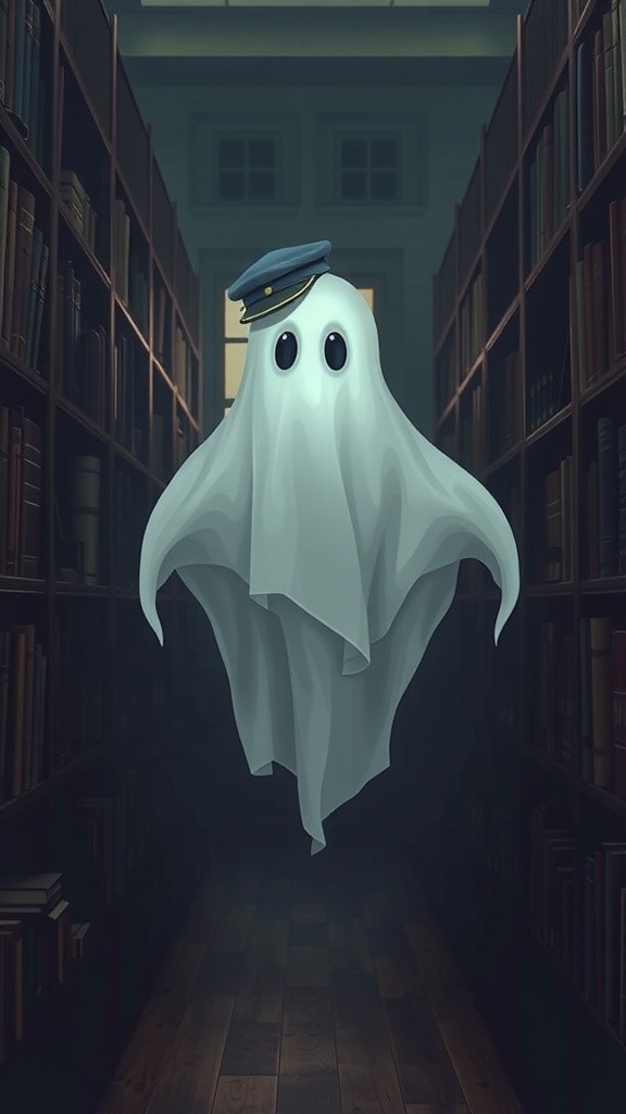 नीली टोपी वाला भूत: हिम्मत और समझदारी की कहानी