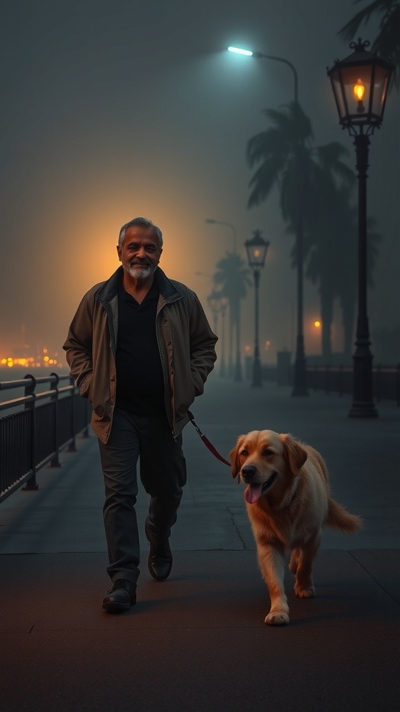 The Haunting Truth About Walking Your Dog at Night