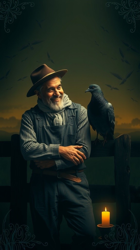 कबूतर और किसान की दोस्ती