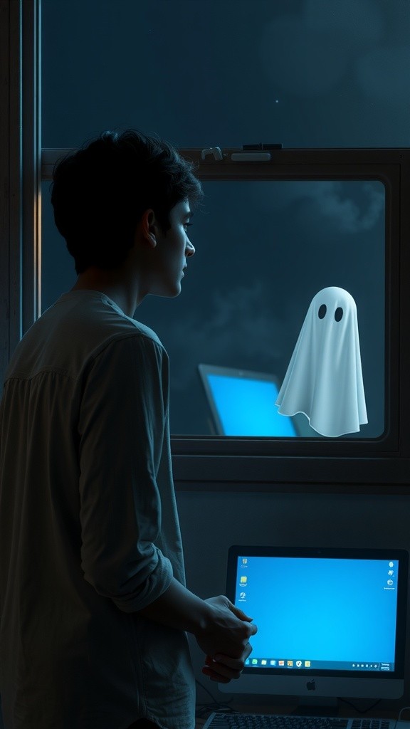 Bayangan Menakutkan di Belakangku