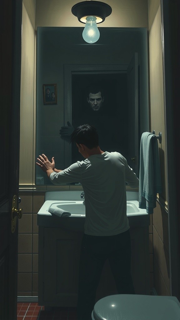 Eerie Reflections: The Mirror's Secret